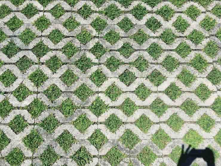 تصویر 3 از سرامیک کف حیاط طرح چمن باز آفرینی حس طبیعت